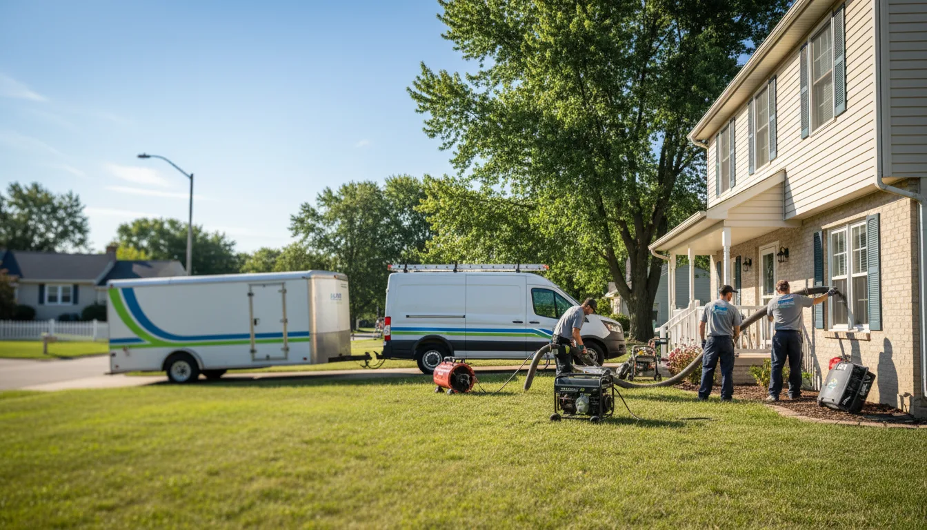Flooded Basement Restoration And Cleanup With Repair in Mooreland, IN near me